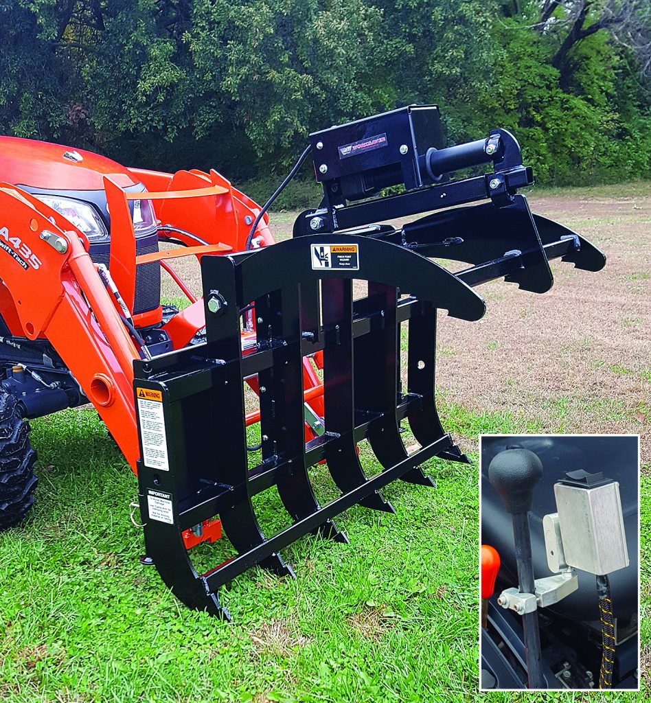 Electric grapple designed for sub-compact tractors - Fruit & Vegetable ...